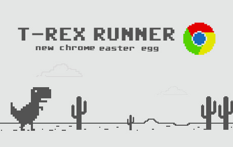 Google Chrome Easter Egg T-Rex Mini Game